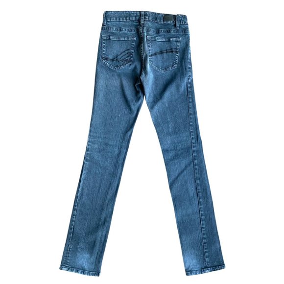 Vintage Garage Black straight Leg Jeans with Stretch Size 27 - Picture 2 of 7